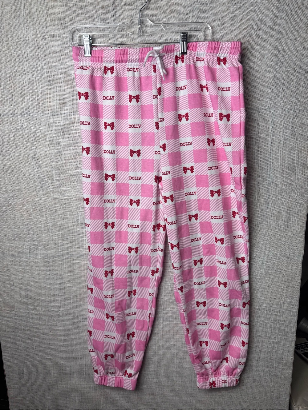 Dolly Pink Plaid Pajama Pants